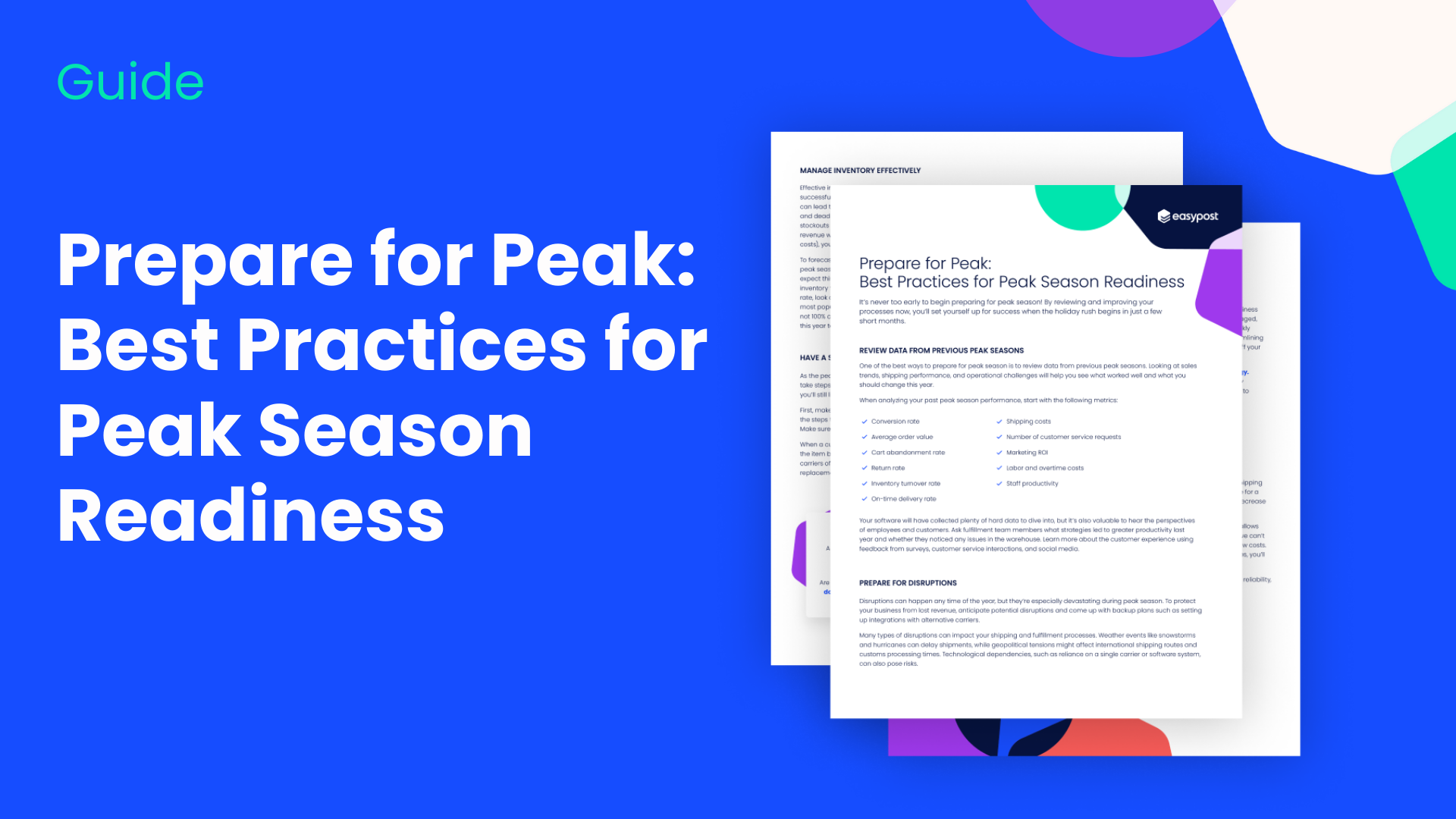 Peak Season Guide